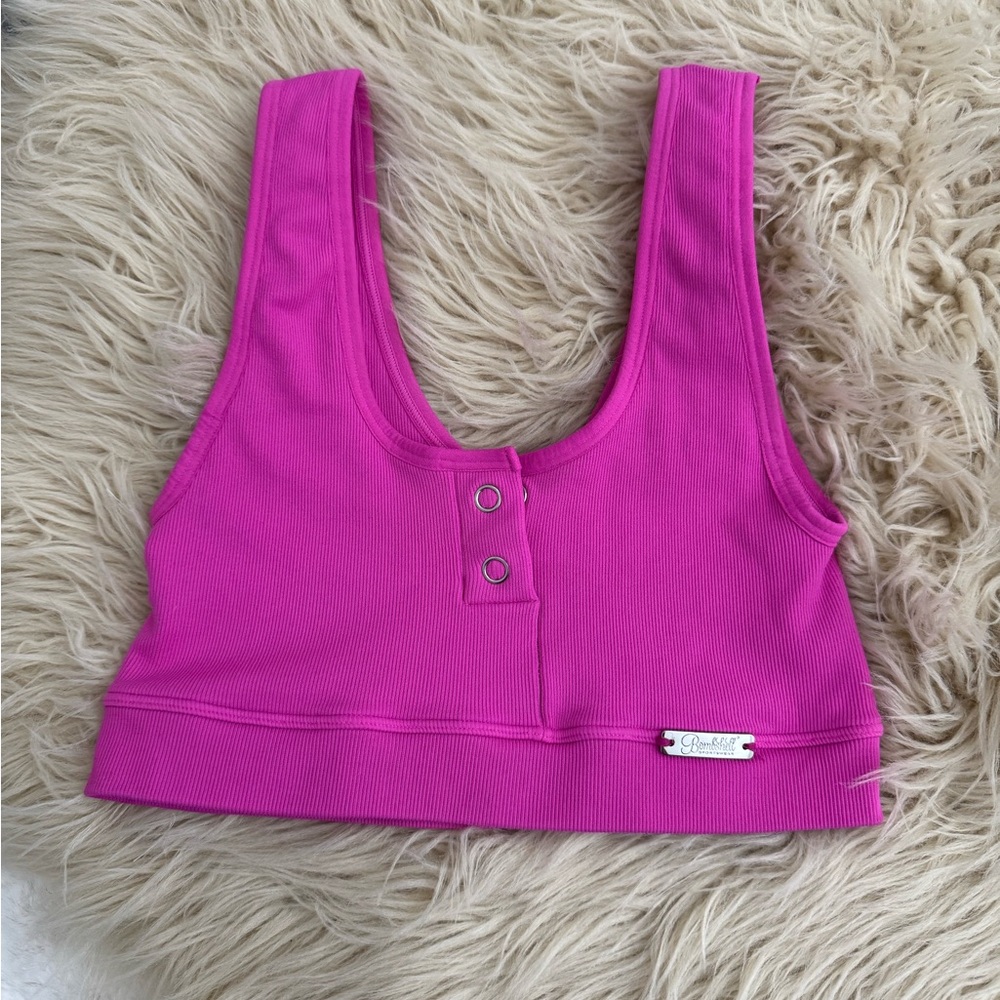Bombshell Sportswear Pink Sports Bra
